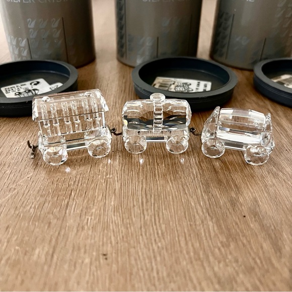 Swarovski Other - 3 PCs NIB Vtg Swarovski Crystal "When We Were Young" Train Cars Wagon Carriage‎